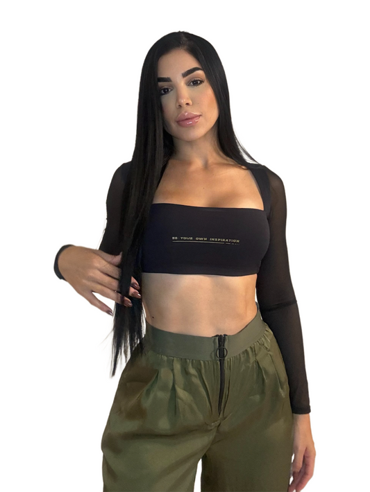 Inspire Mesh Sleeve Top